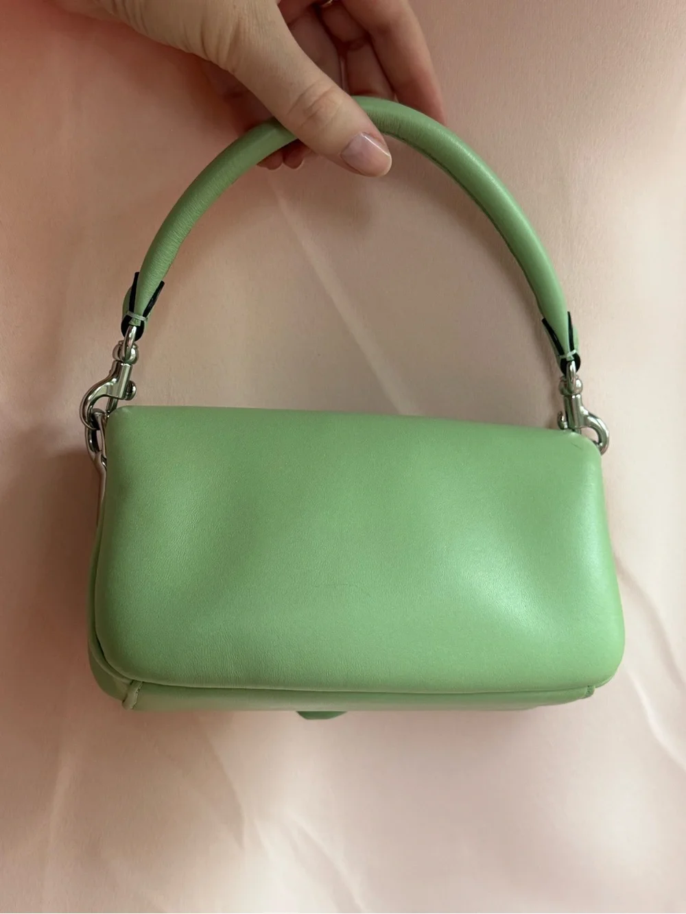 RARE Coach Pillow Tabby in Pistachio ORIGINAL DUST BAG & STRAPS
